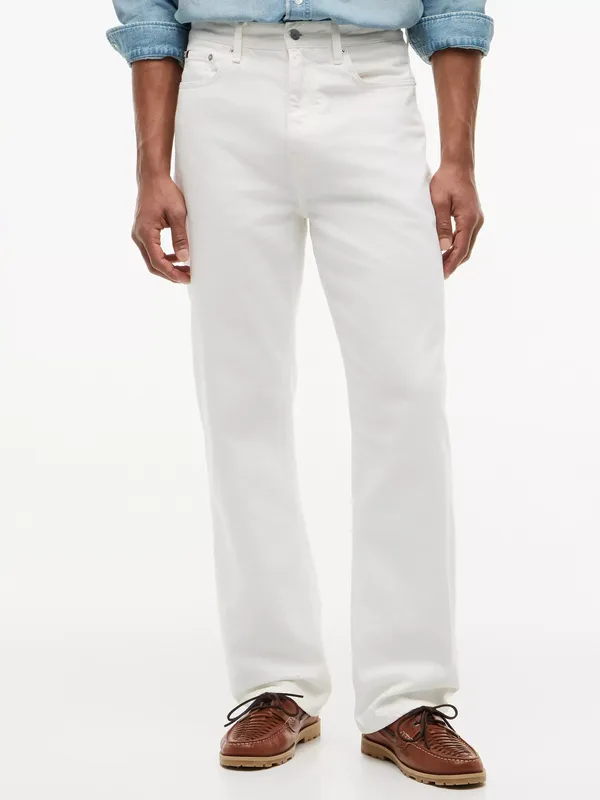 Tommy Hilfiger Axed River Mid Rise Jeans, White