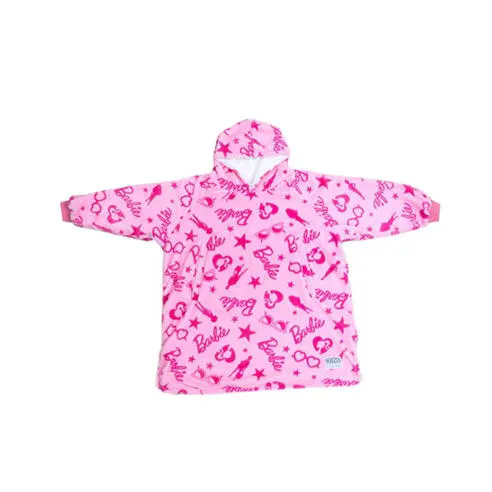 Barbie Kids' Boxfresh Hooded Fluffy Dressing Gown