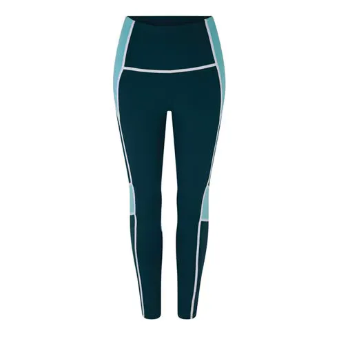 Reebok Women's Lux High-Waisted Colorblock Gym Legging