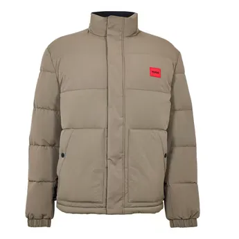 Hugo Men's  Red Short Puffer Jacket