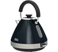 MORPHY RICHARDS Venture Retro Pyramid 100334 Traditional Kettle - Onyx