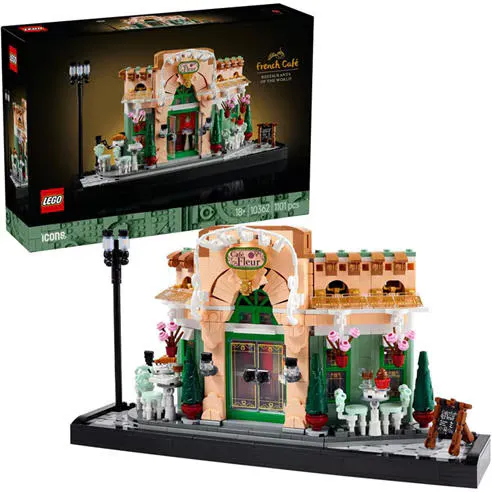 LEGO Icons 10362 French Cafe Building Set for Adults