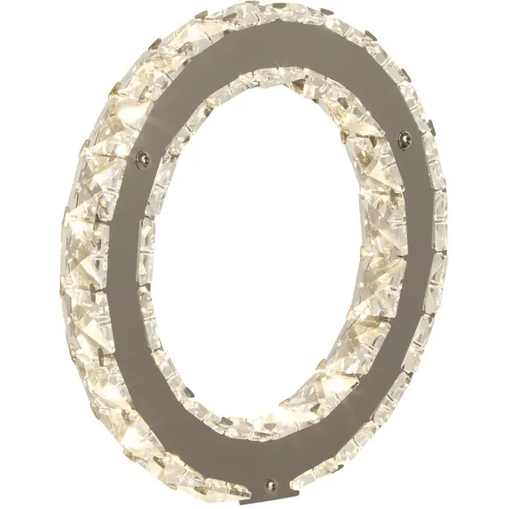 Martinique Chrome Ring LED Table Lamp - Chrome