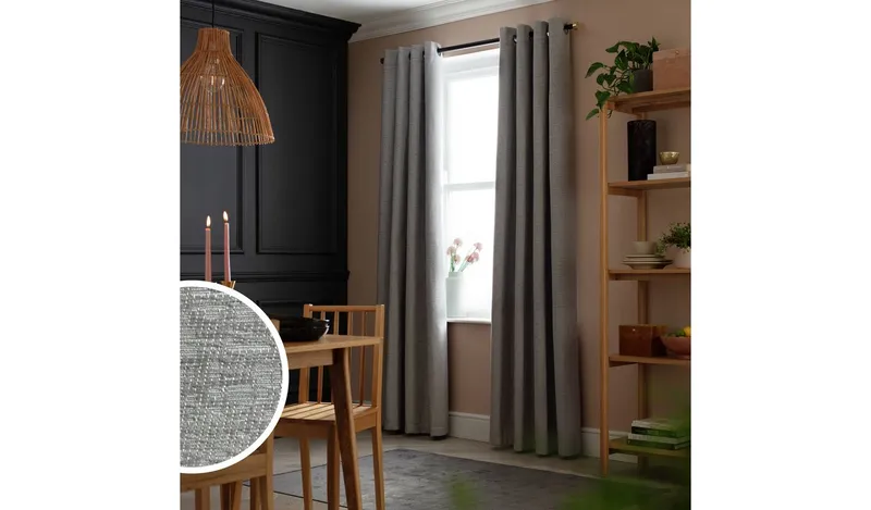 Habitat Slub Chenille Oatmeal Curtains