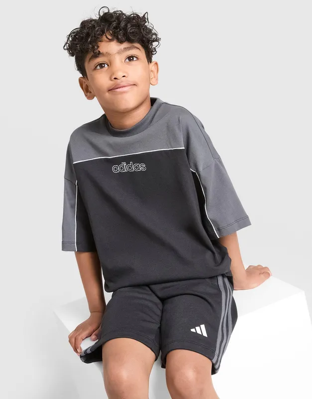 adidas Originals Linear T-Shirt/Shorts Set Children