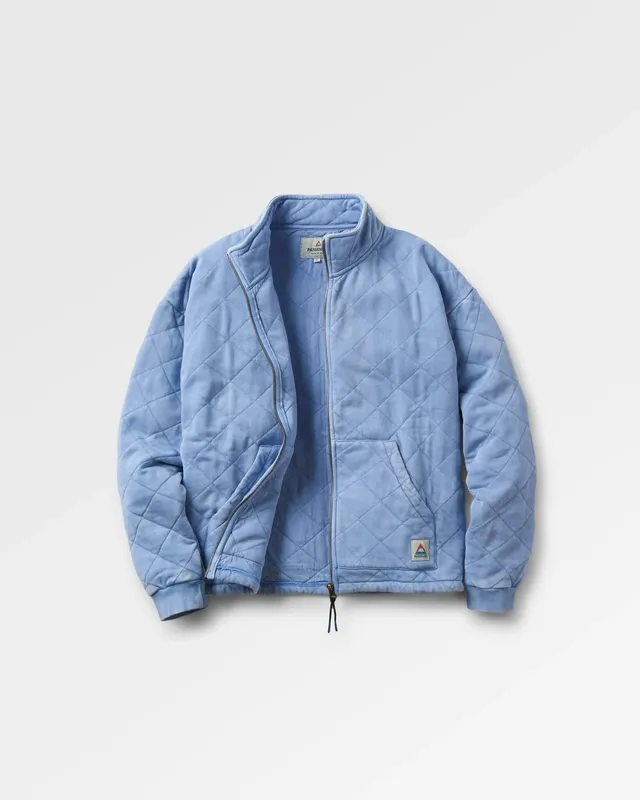 Passenger Clothing Clementine Quilted Zip-Through - Cornflower