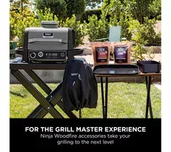 NINJA Woodfire Electric BBQ Grill Combo Crisper Basket