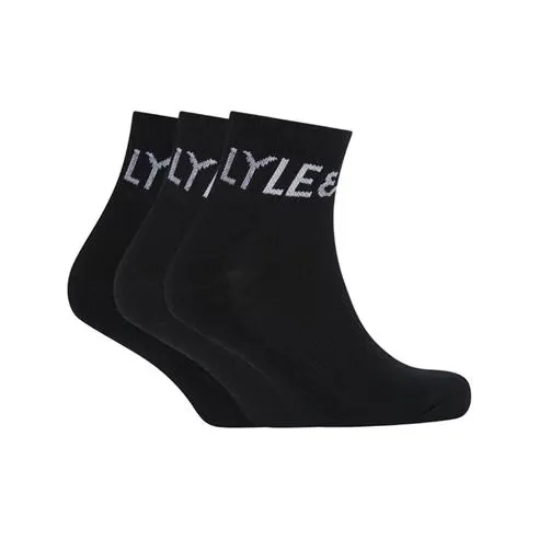 Lyle and Scott Men's Sammy Cotton Crew Socks 3 Pack