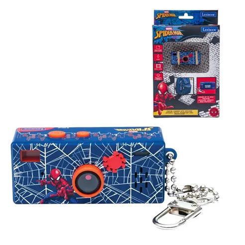 Spiderman Spider-Man Miniature Digital Camera Keychain with built-in Flash memory
