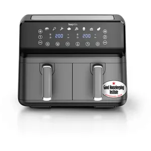 9L Dual Zone Air Fryer - Black