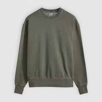 Levis Men's Authentic Cotton Long-Sleeve Crew-Neck Jumper