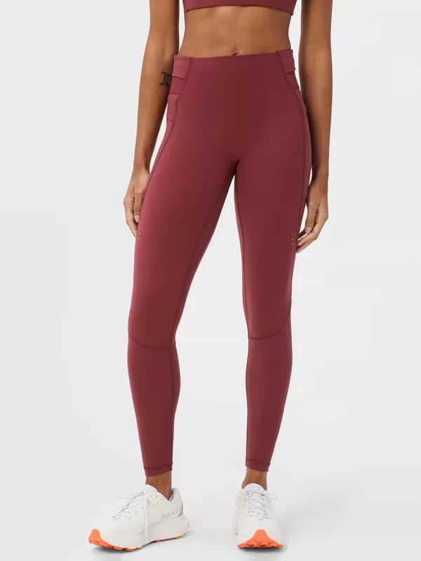 Sweaty Betty Runner's High Power Leggings, Merlot
