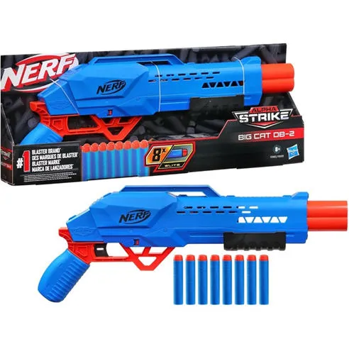 Nerf Kids' Alpha Strike Big Cat DB-2 Blaster