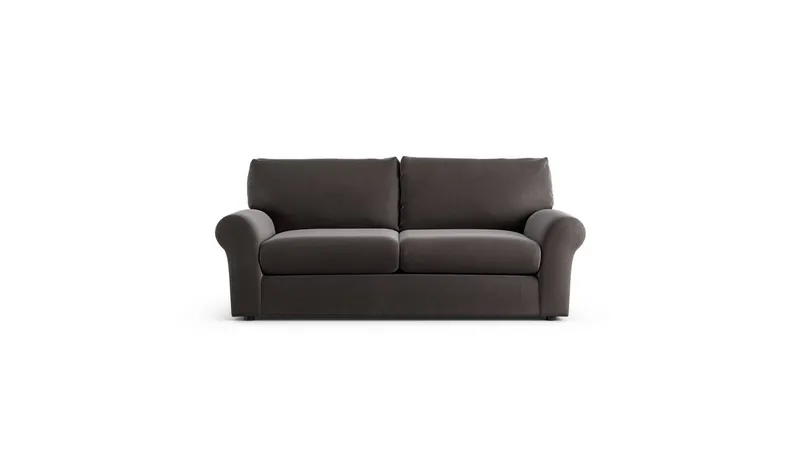 Habitat Molton Velvet 3 Seater Sofabed - Grey