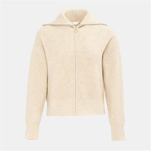 Miso Knit Zip up Cardigan Women