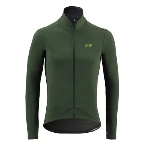 Dhb Men's Aeron 3.0 Water Resistant Windproof Long Sleeve Slim Fit Softshell Jacket
