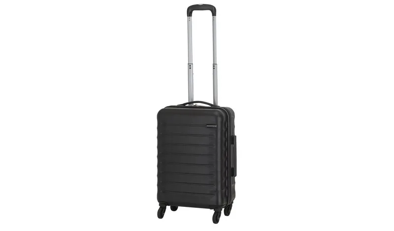 Featherstone Hard 4 Wheel Suitcase - Black