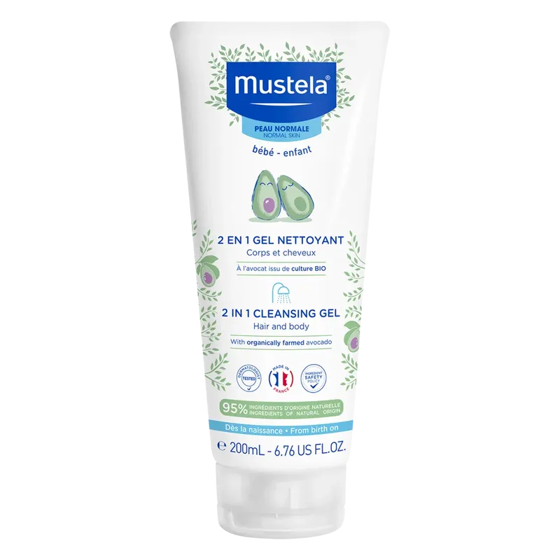 Mustela 2 in 1 Cleansing Gel Hair and Body