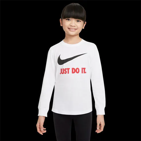 Nike Kids' Swoosh Just Do It Long Sleeve T-Shirt