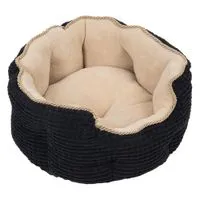 Cosy Kingdom Snuggle Bed - Black / Beige