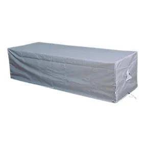 GoodHome Grey Rectangular Sun lounger cover (H)30cm (W)70cm