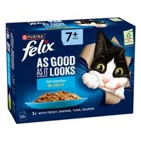 48 x 85g Felix Wet Cat Food - 3 + 1 Free! *