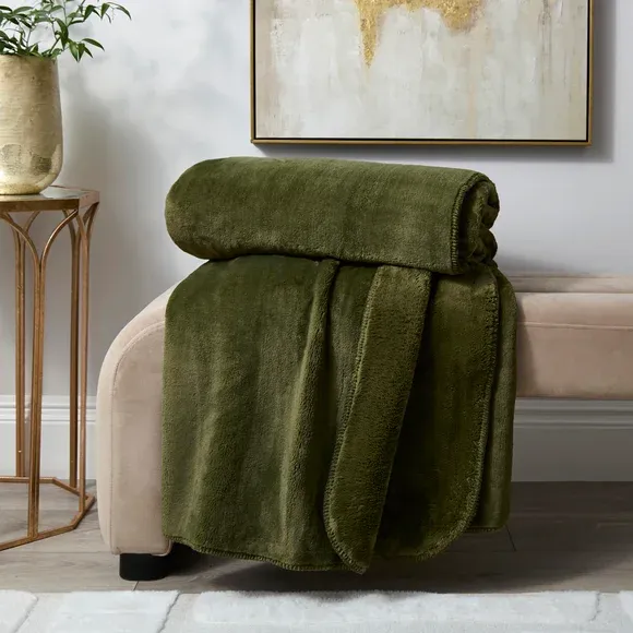 Velvety Soft Fleece Throw 200cm x 200cm