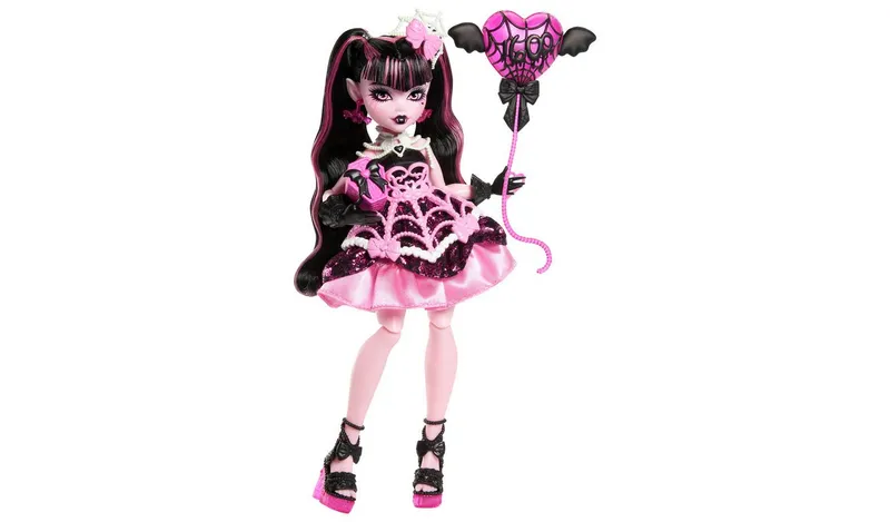 Monster High Scary Sweet Birthday Draculaura Doll & Gift