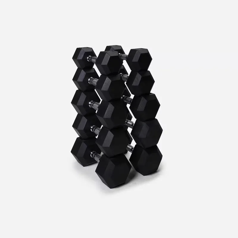 NORTHERN 5-15KG Hex Dumbbell Set (2.5KG Increments)