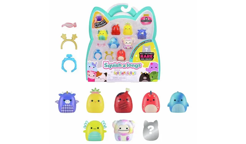 Squish-a-longs Style 3 Wave 5 Collectibles - Pack of 8