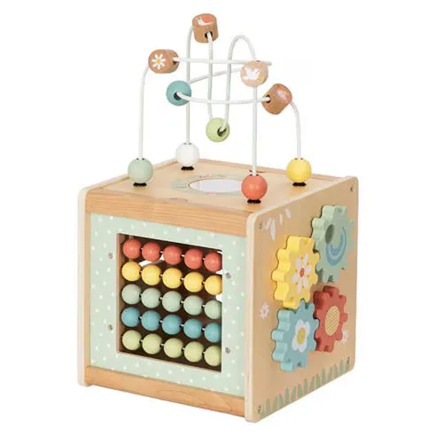 Tooky Toy Wooden Baby Activity Cube