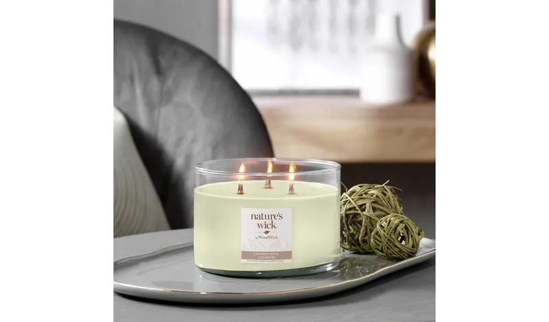 Nature's Wick Multiwick Candle - Cashmere Wool