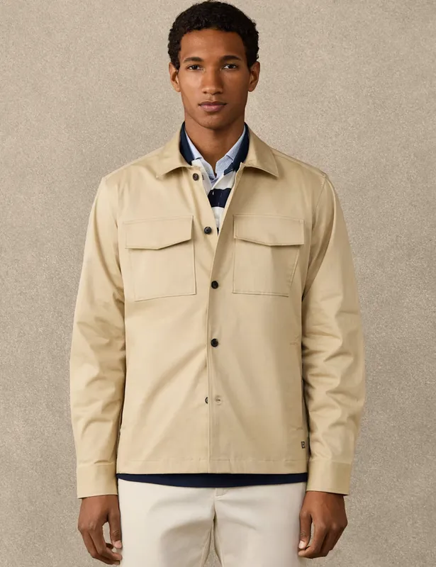 Hackett Cotton Rich Utility Overshirt