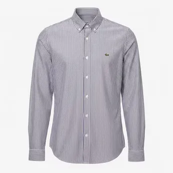 Lacoste Regular-Fit Striped Cotton Shirt