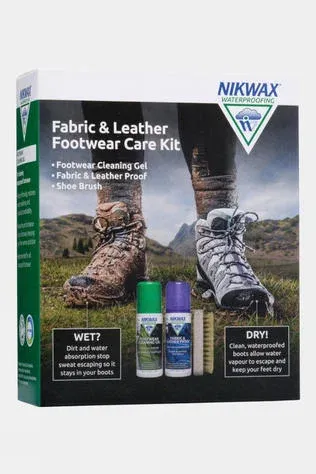 Nikwax Fabric & Leather Footwear Care Kit