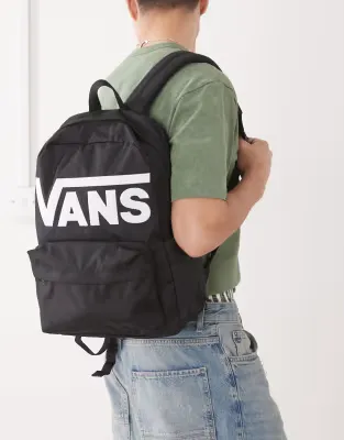 old skool drop v backpack in black