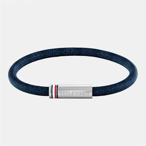 Tommy Hilfiger Men’s Cord Leather Bracelet