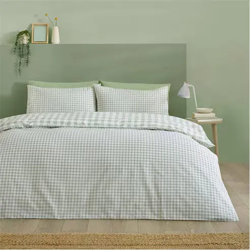 Catherine Lansfield Bamford Gingham Check Duvet Cover Set