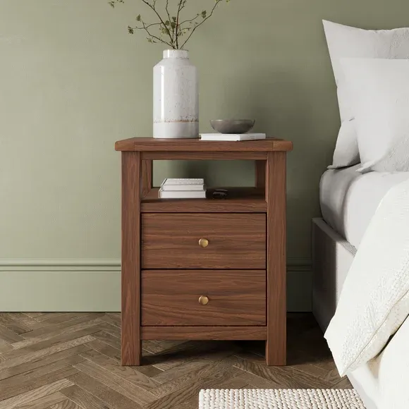 Olney 2 Drawer Bedside Table