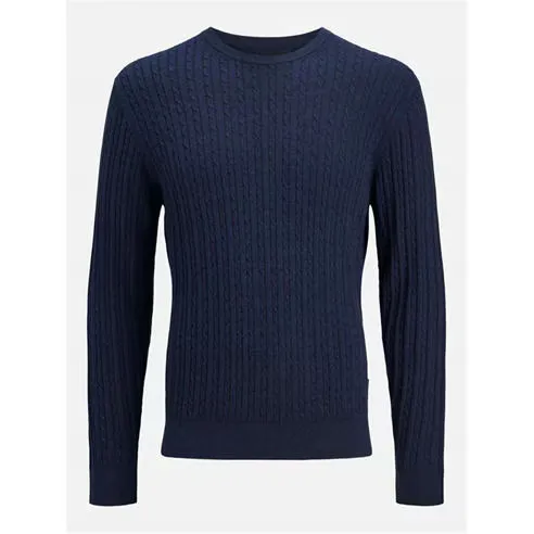 Jack and Jones Emil Cable Knit Jumper Mens