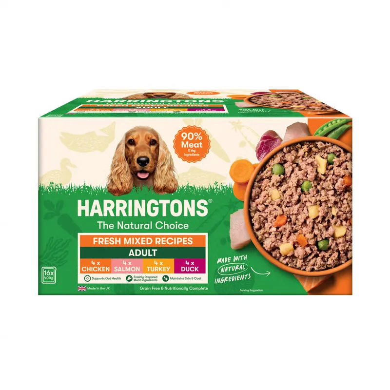 Harringtons Fresh Mixed Recipes Potato & Veg Adult Complete Wet Dog Food