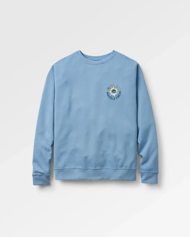 Passenger Clothing Dune Loopback Sweatshirt - Faded Denim