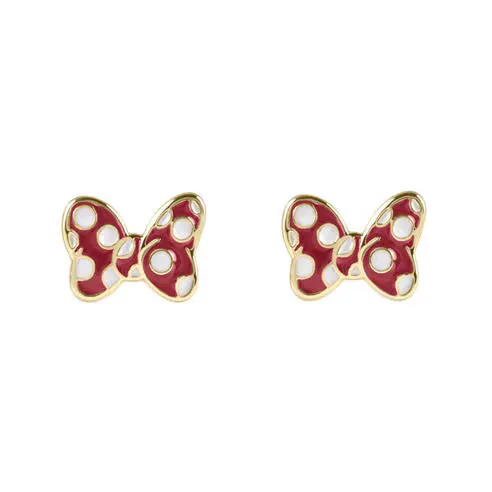 Minnie Mouse Kids' Mini Bow Stud Earrings