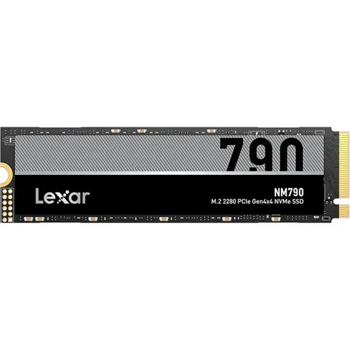 Lexar NM790 1TB Internal SSD M.2 2280 PCIe Gen4x4 NVMe 1.4 Up to 7400MB/s Read Up to 6500MB/s Write