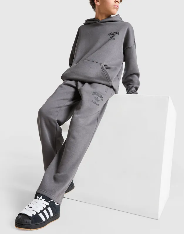 adidas Originals Trefoil World Open Hem Joggers Junior
