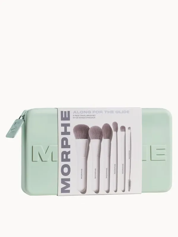 Morphe Along For The Glide 6-Piece Travel Brush Set (Worth £71)