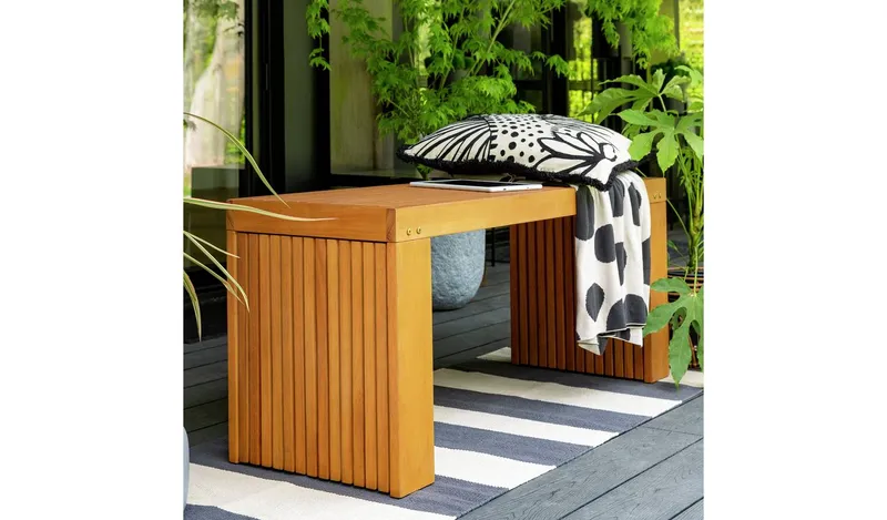 Habitat Samoa Eucalyptus 2 Seater Garden Bench - Natural