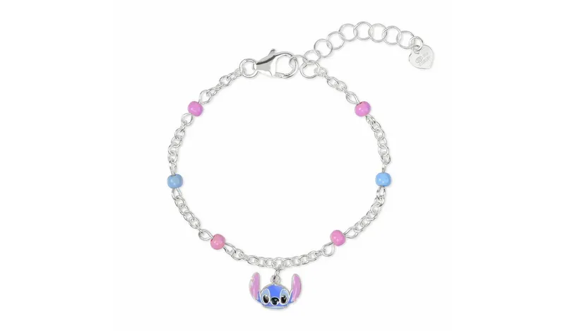 Disney Lilo & Stitch Sterling Silver Charm Bracelet