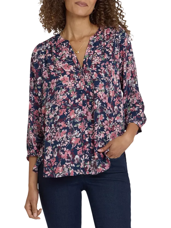 NYDJ Pintuck Blouse