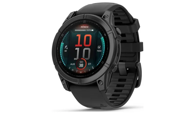 Garmin Fenix E 47mm Smart Watch - Grey Steel & Black